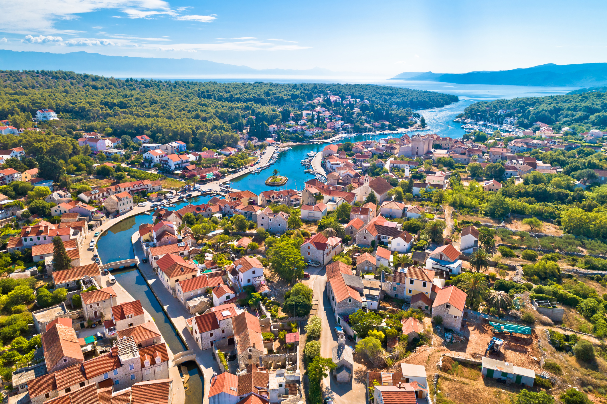 Vrboska harbour, Hvar — picturesque final stop on the Coastal Gems & Pakleni Nights sailing route